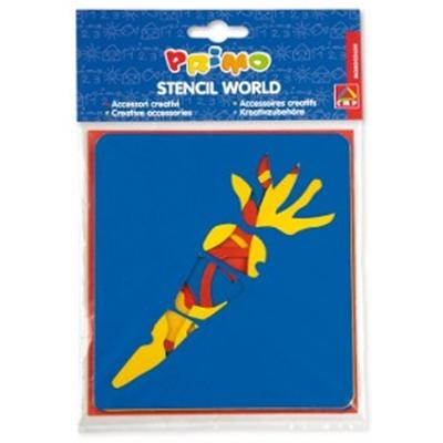 Set 6 stencil verdura