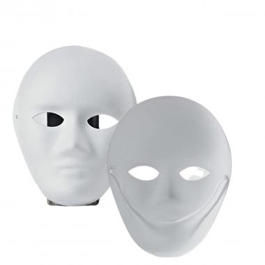 Maschera bianca 20x15 con elastico