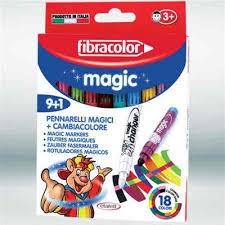 Magic fibracolor 9 pennarelli magici + 1cambia colore