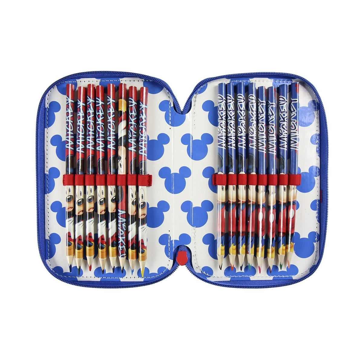 Astuccio 3zip topolino 18+17 colori