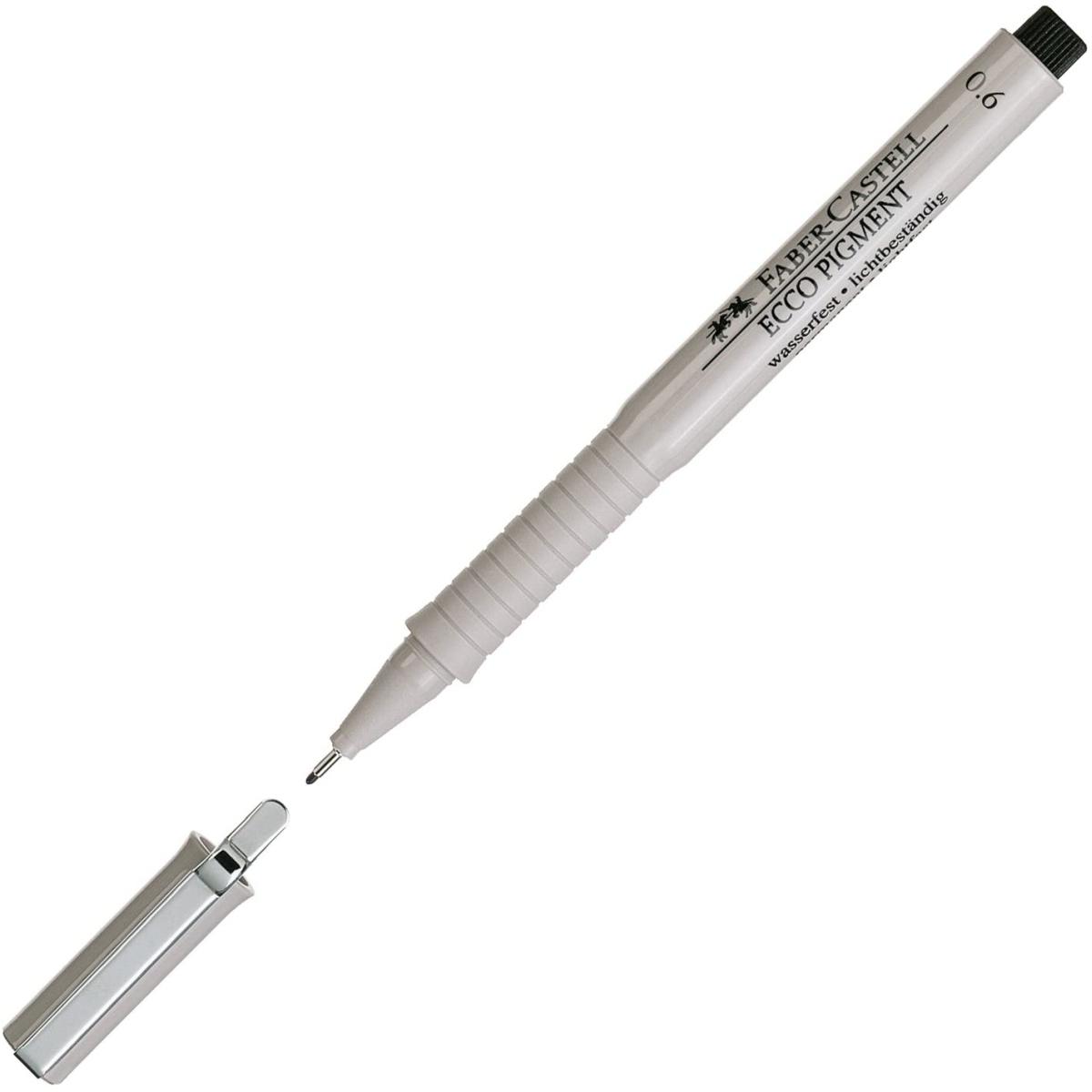 Penna ecco-pigment 0,6 faber-castell