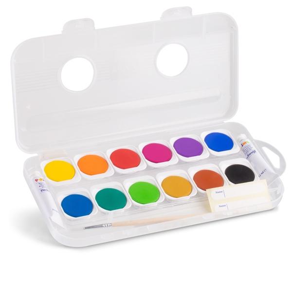 Hobby professional pastiglie 12 acquarelli fino in godet removibili