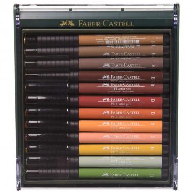 Faber castell gift box pitt artist pen brush colori autunnali