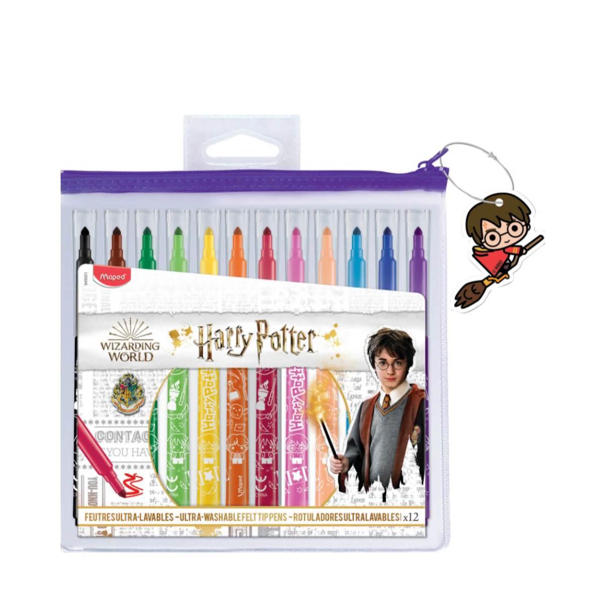 Harry potter pennarelli 12 colori assortiti