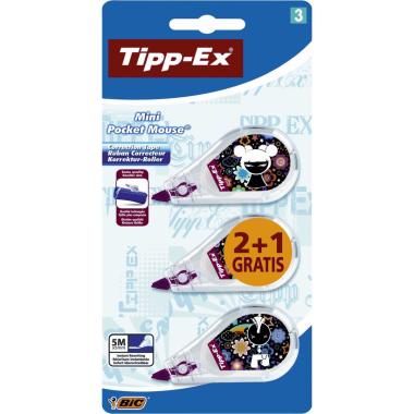 Tippex mini pocket mouse blister 2+1