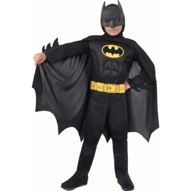 Costume batman c/muscoli nero 5/7 anni