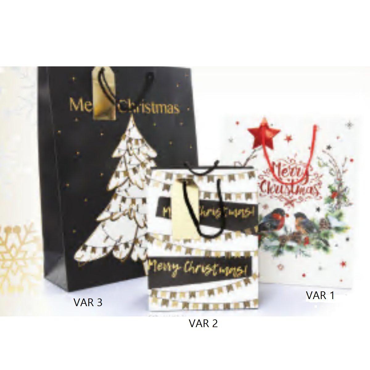 Busta regalo merry christimas 31x42x12