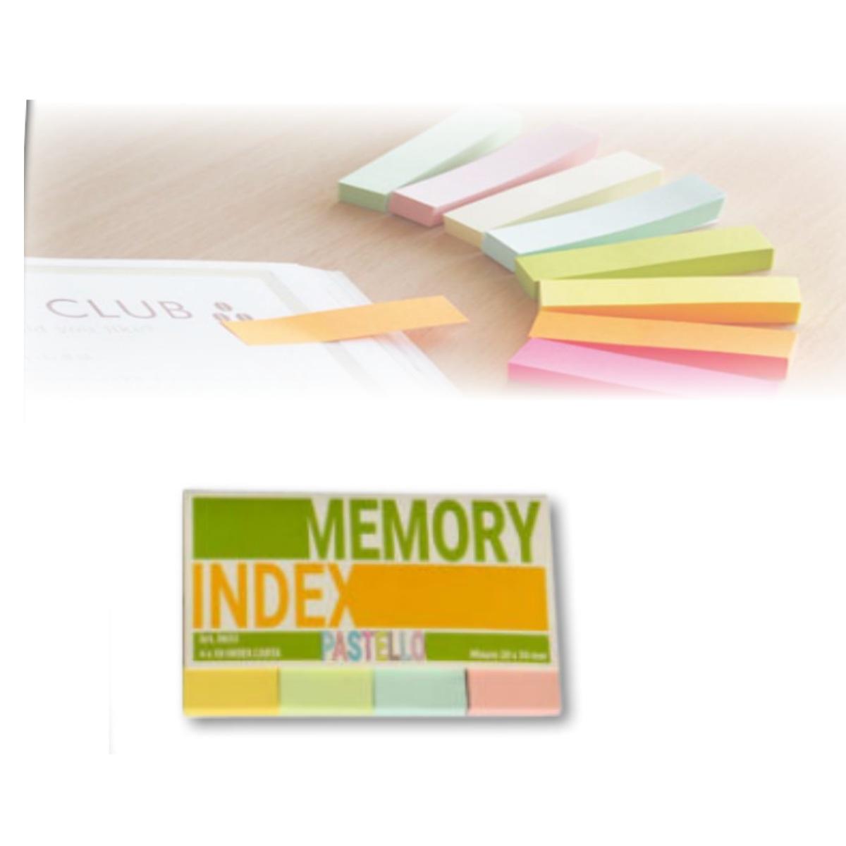 Segnapagina 20x50 mm colore pastello