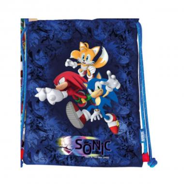 Sacca string bag sonic friends