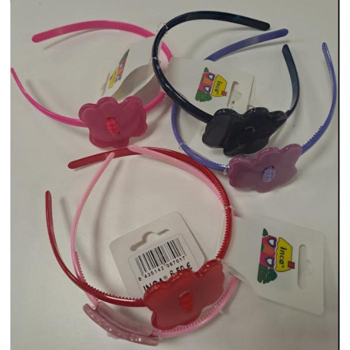 Cerchietto con orso in plastica