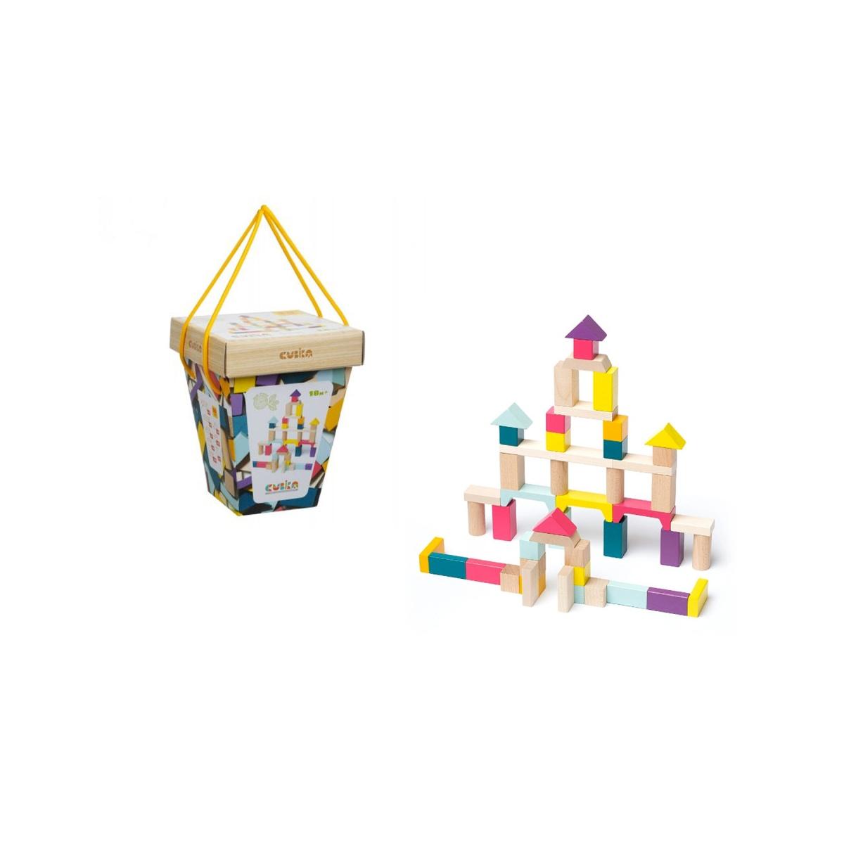 Secchio medio blocchi legno 50 pz