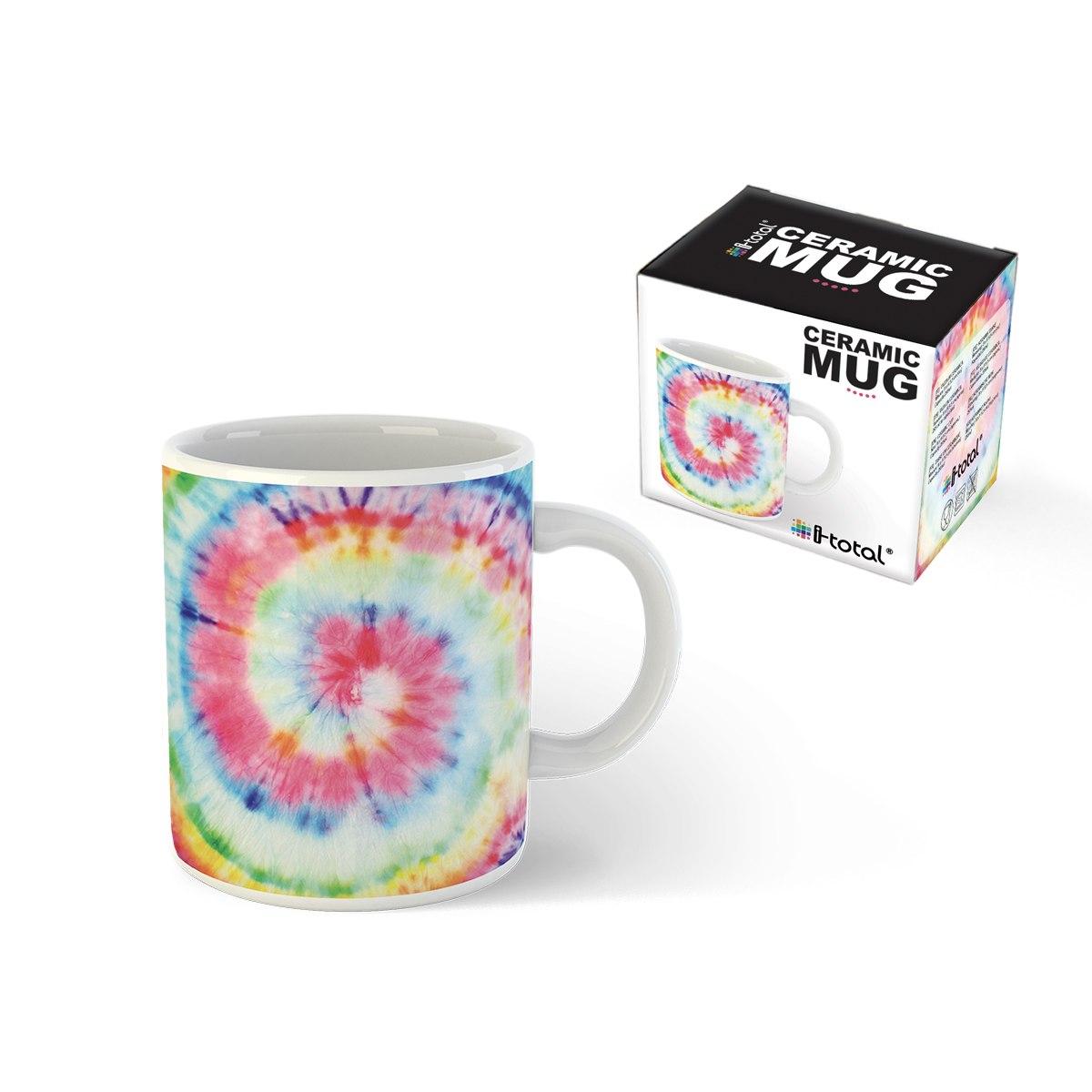 Tazza in ceramica  tie dye