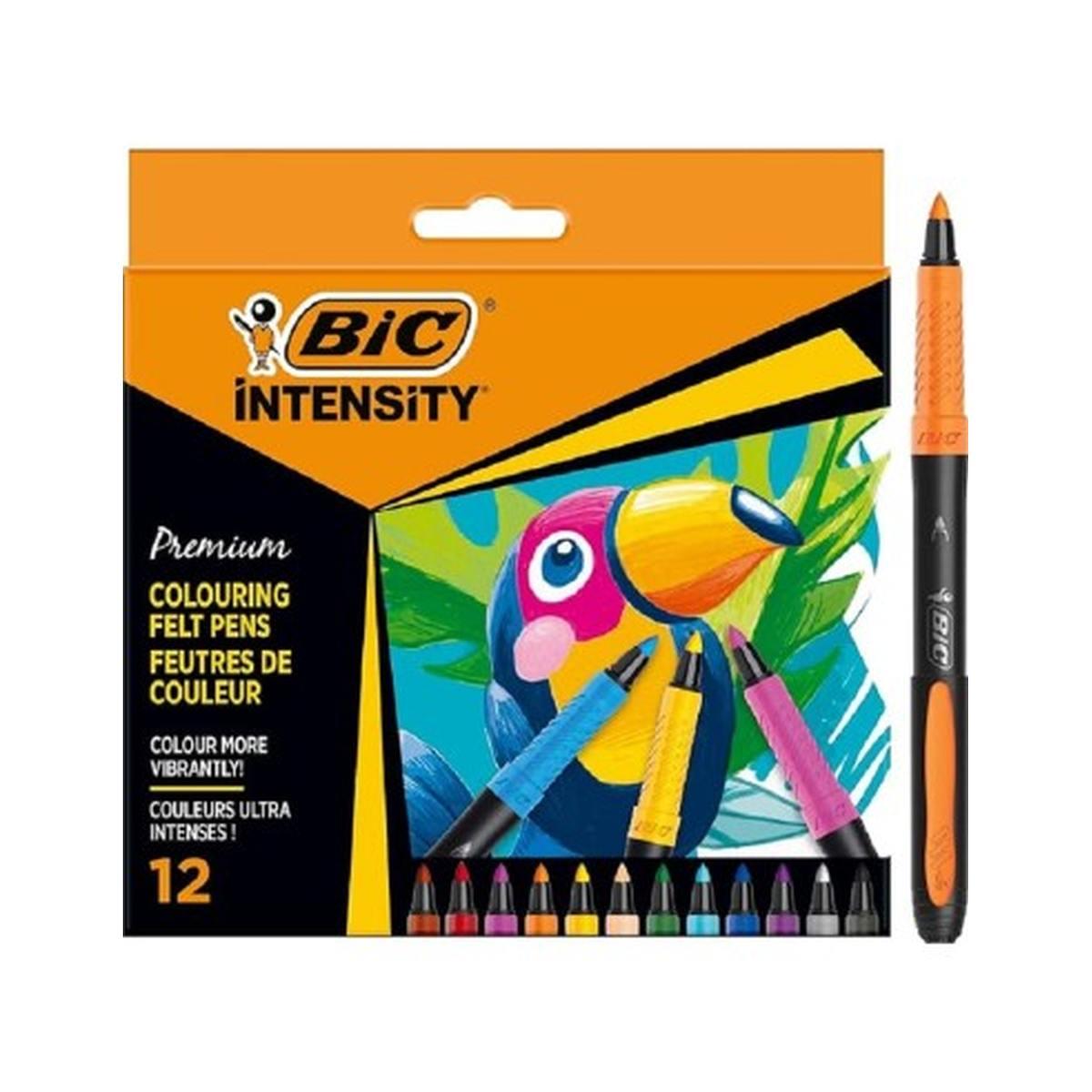 Bic pennarelli intensity premium conf. da 12
