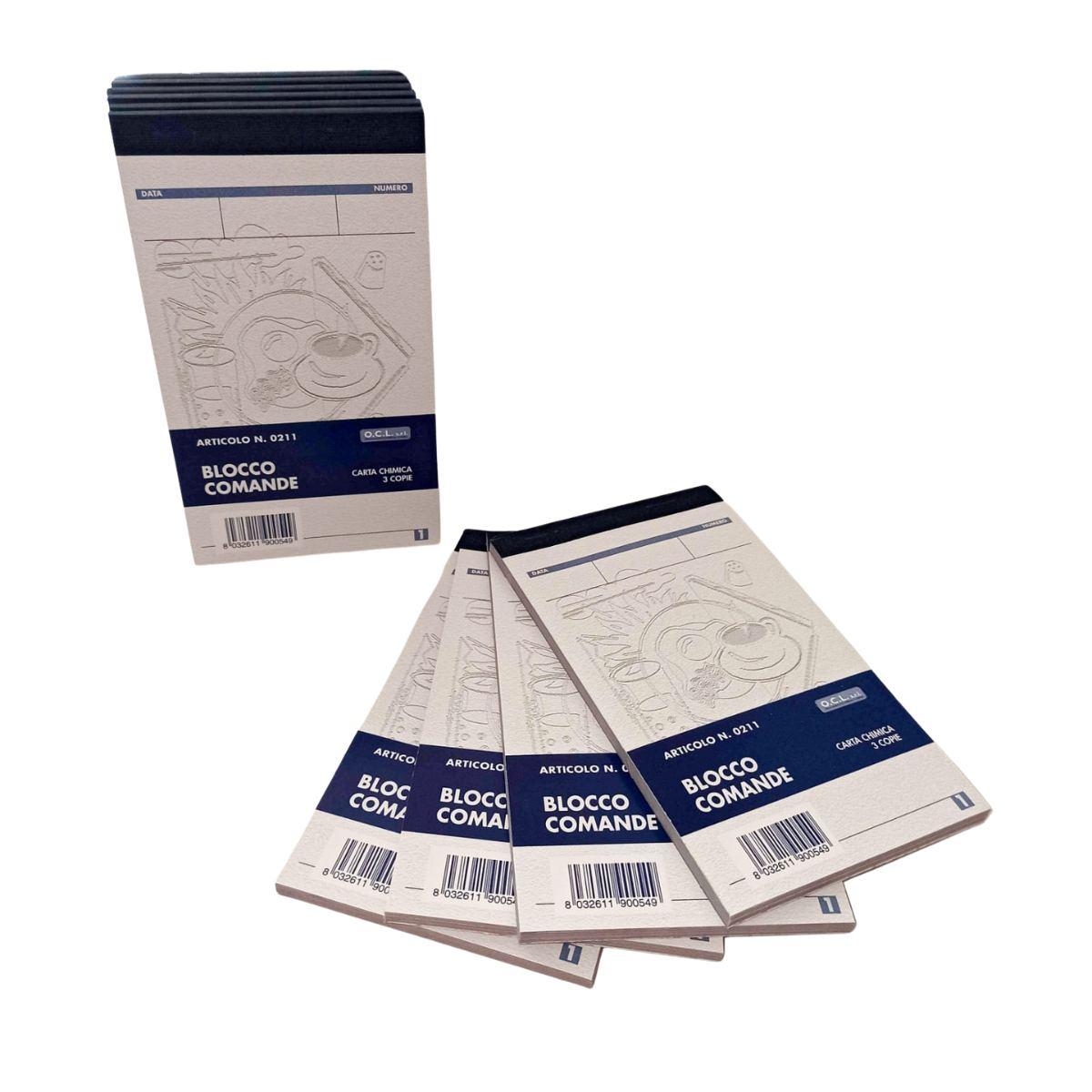 Blocco comande 9x15 25fg