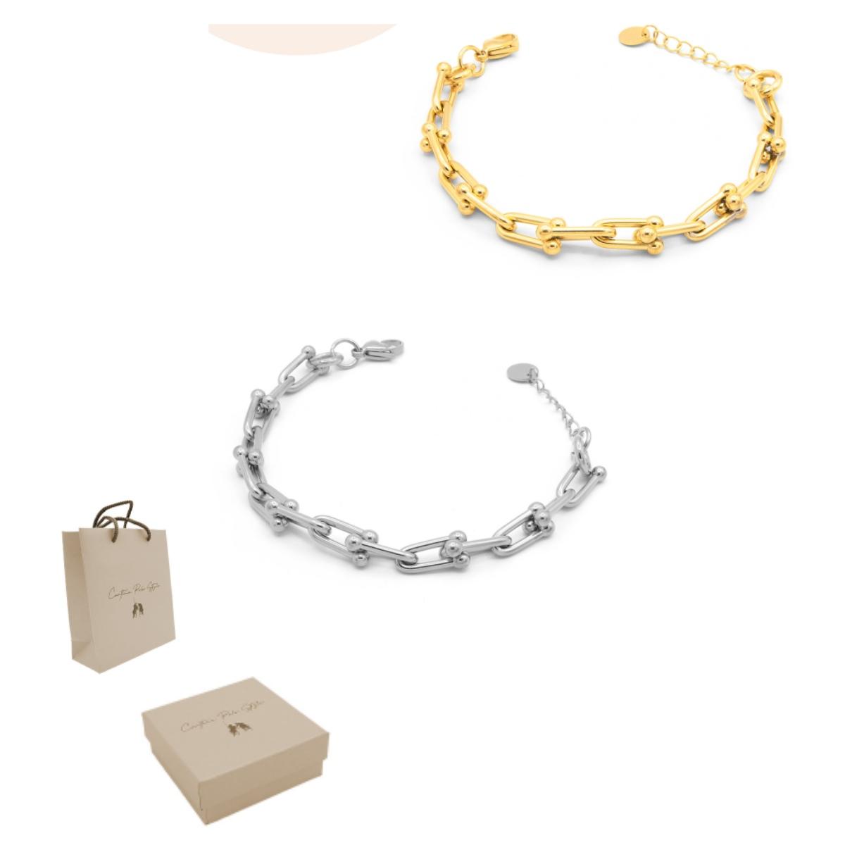 Bracciale donna polo in acciaio