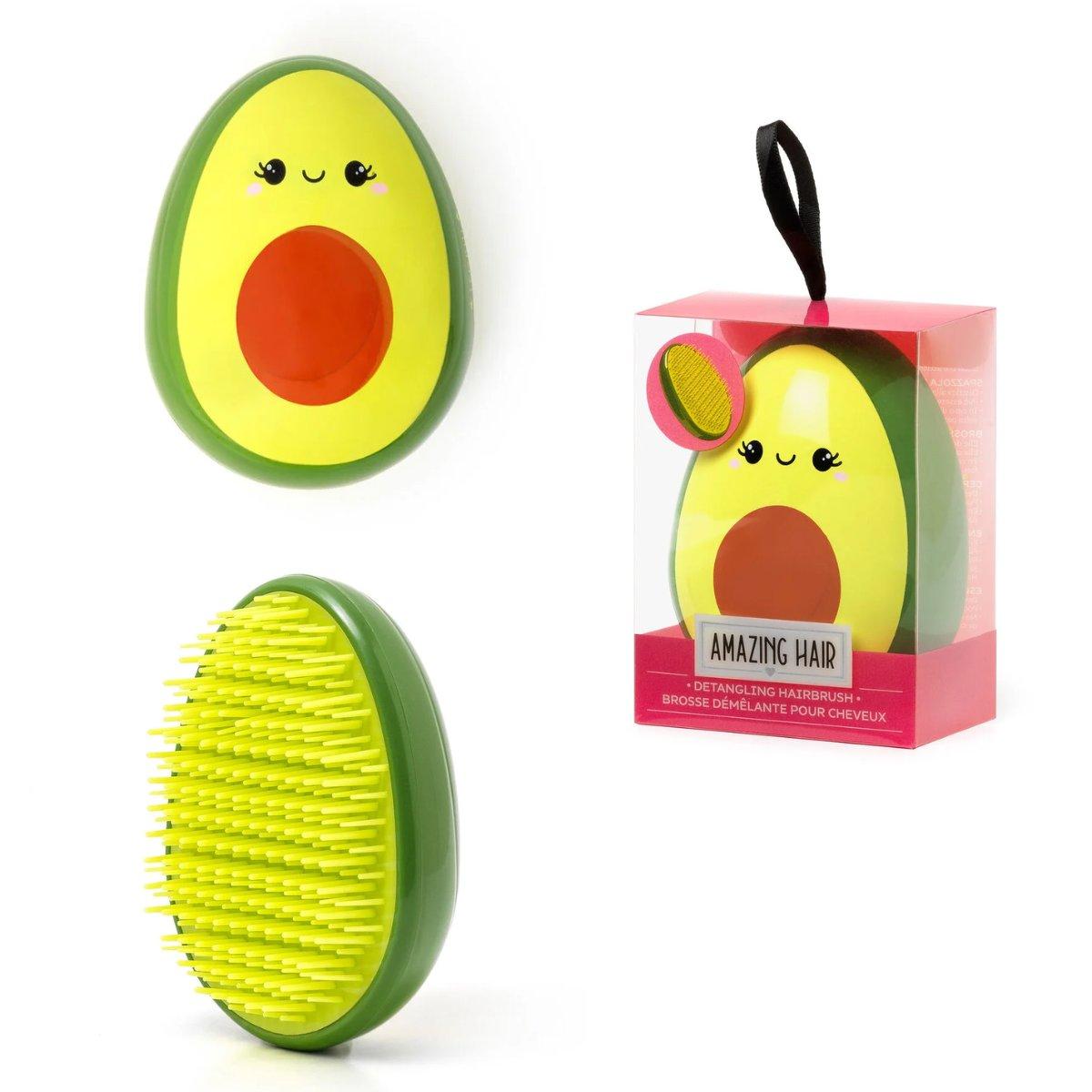 Spazzola districante per capelli avocado