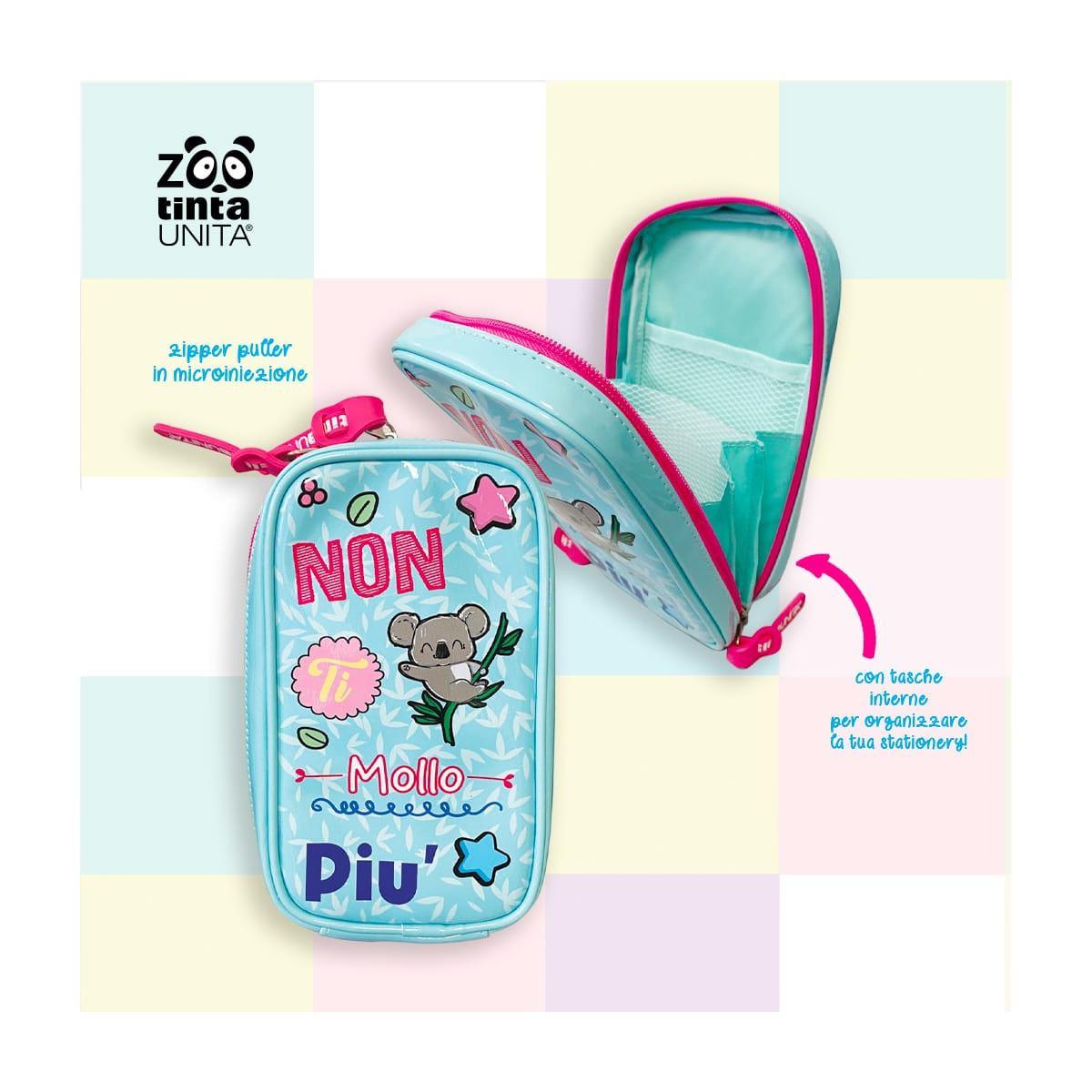 Astuccio ovale verticale tinta unita zoo