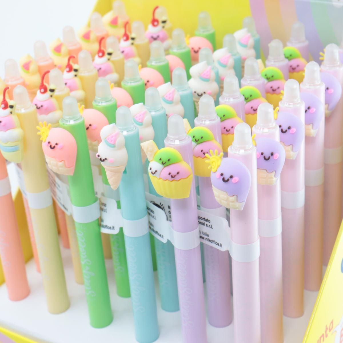 Penna cancellabile a scatto stay sweet