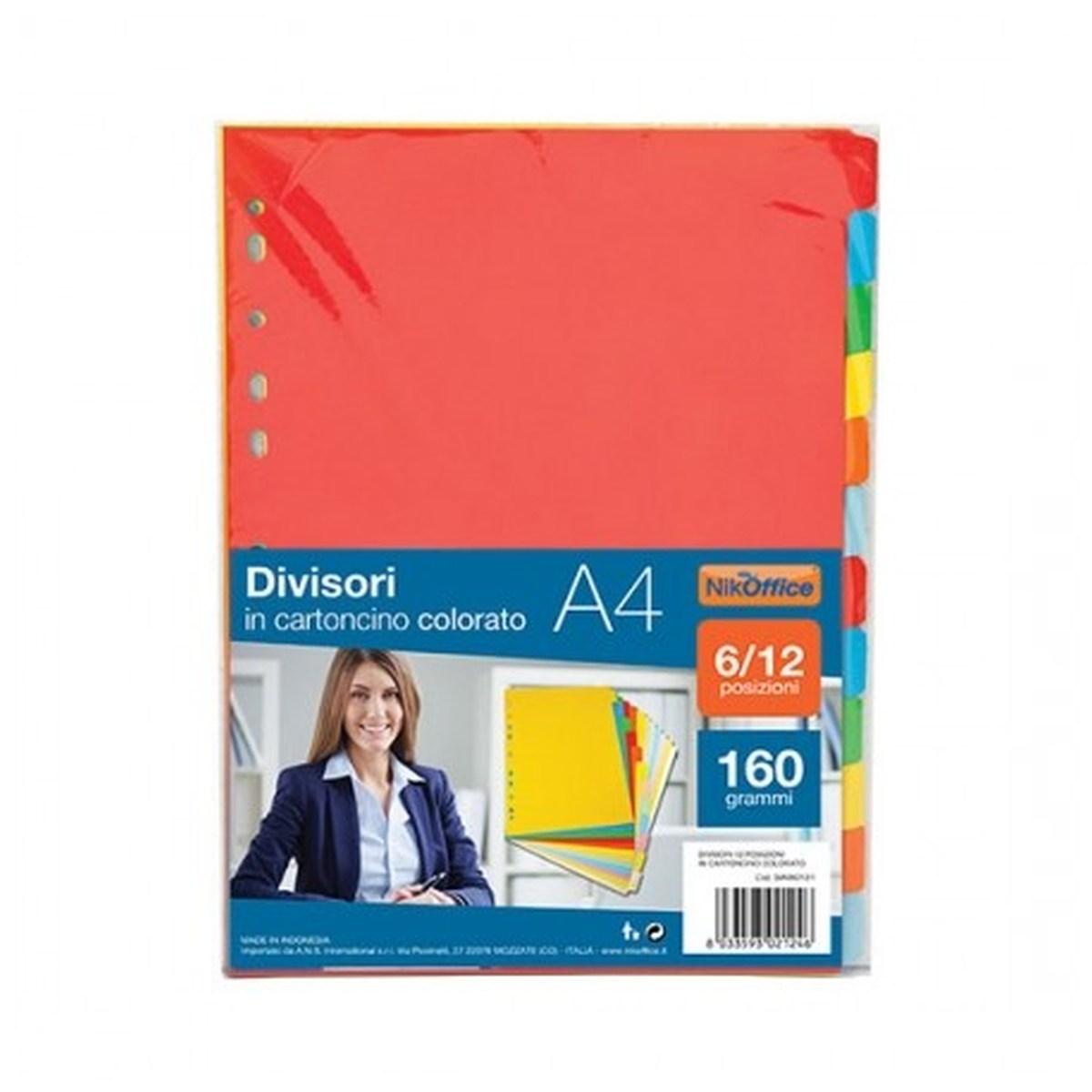 Divisori a4 12 porzioni