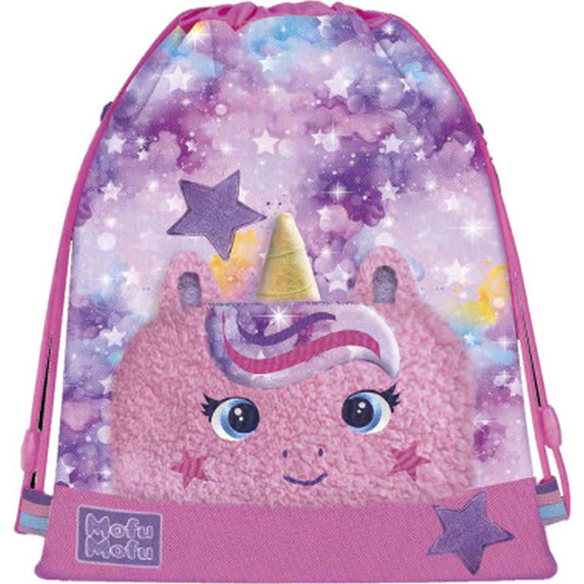 ZAINO COULISSE MOFU MOFU CON TASCA <br />