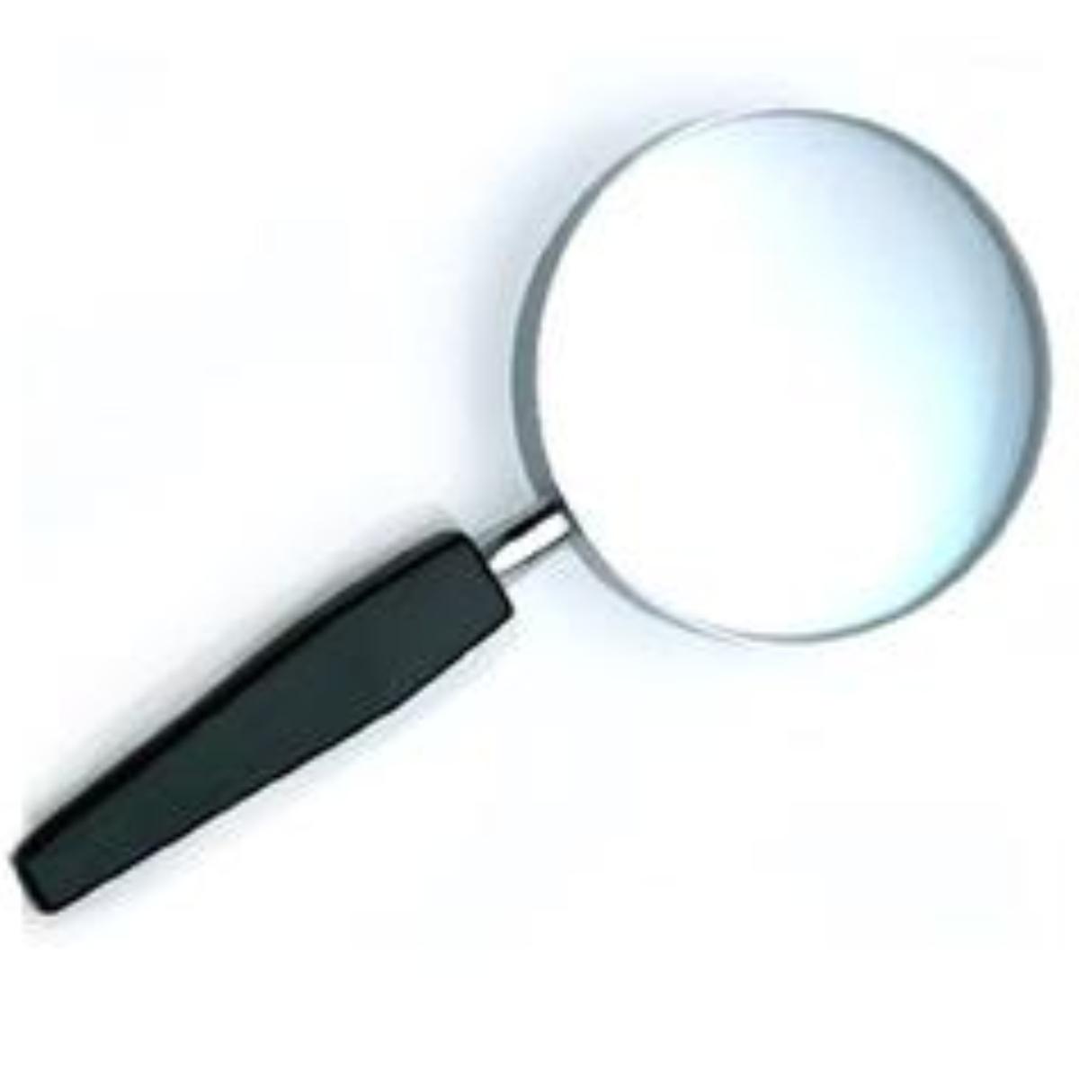 Lente d'ingrandimento misura diam. 9 cm