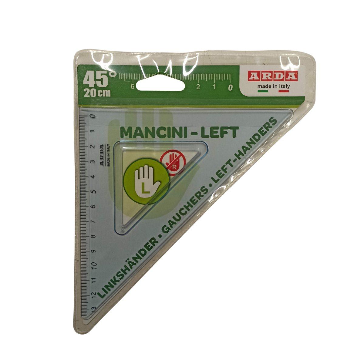 Squadretta per mancini cm 20/45° - arda