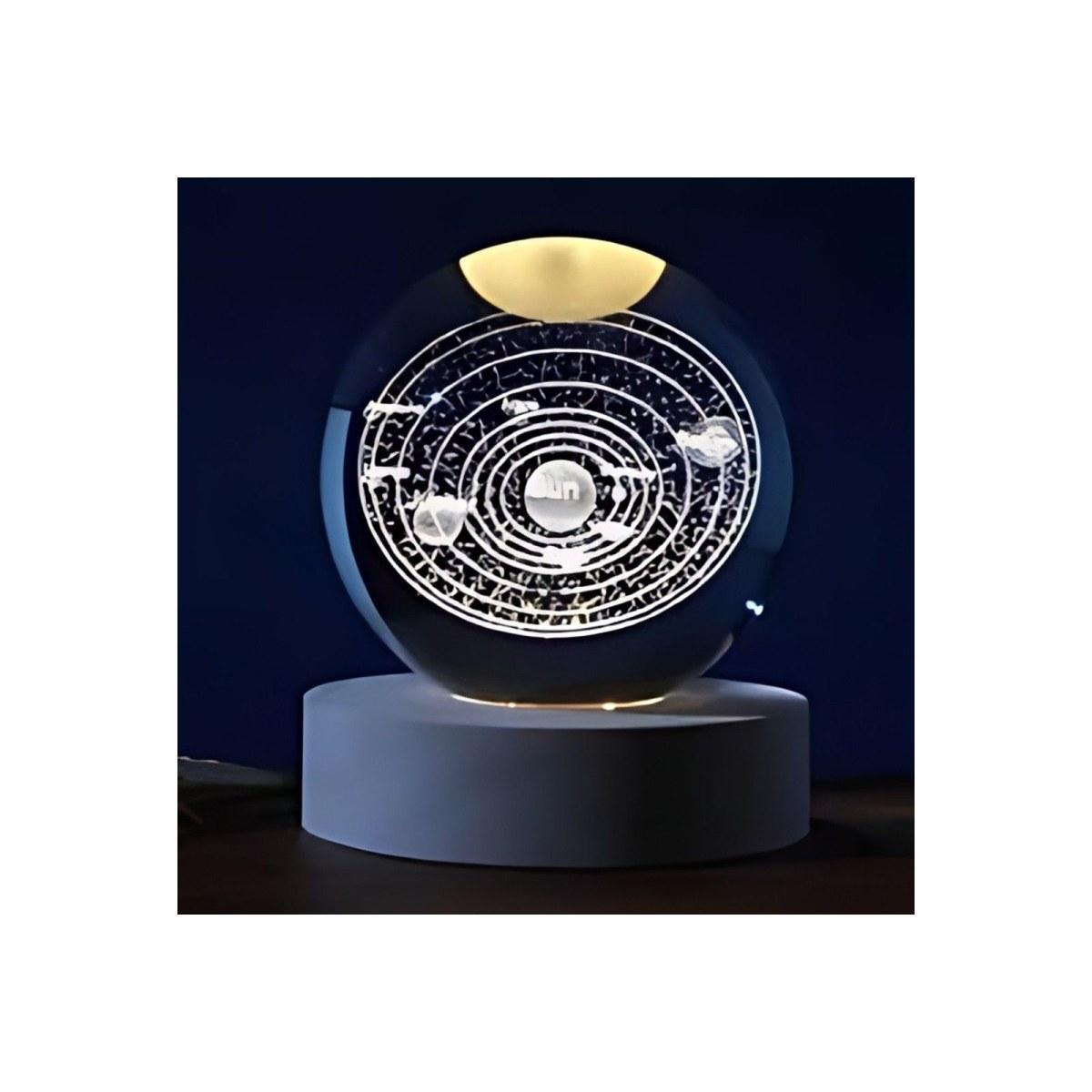 Lampada a sfera cristal 8 cm