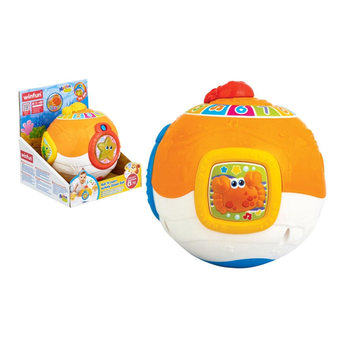 Palla amici del mare rotola e impara