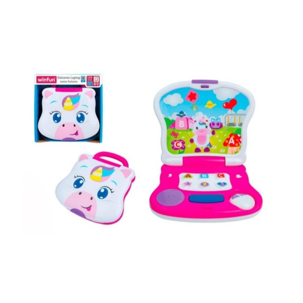 Laptop junior parlante orsetto o unicorno