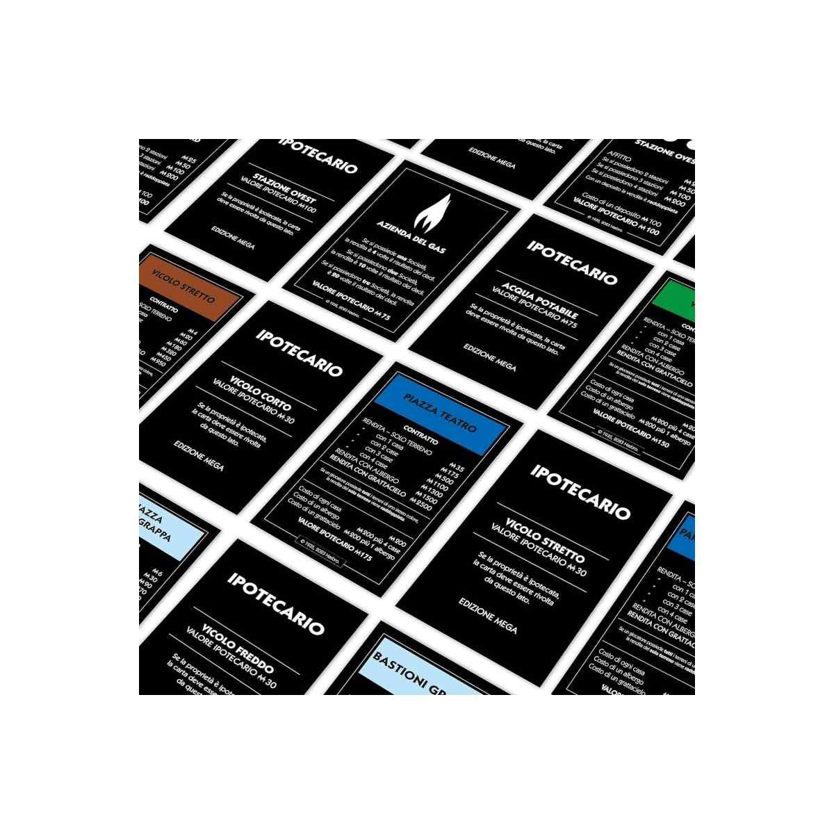 Monopoly ed. black e silver gioco da tavolo