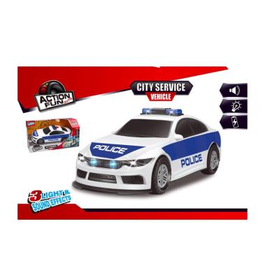 Auto police grande luci suoni frizione