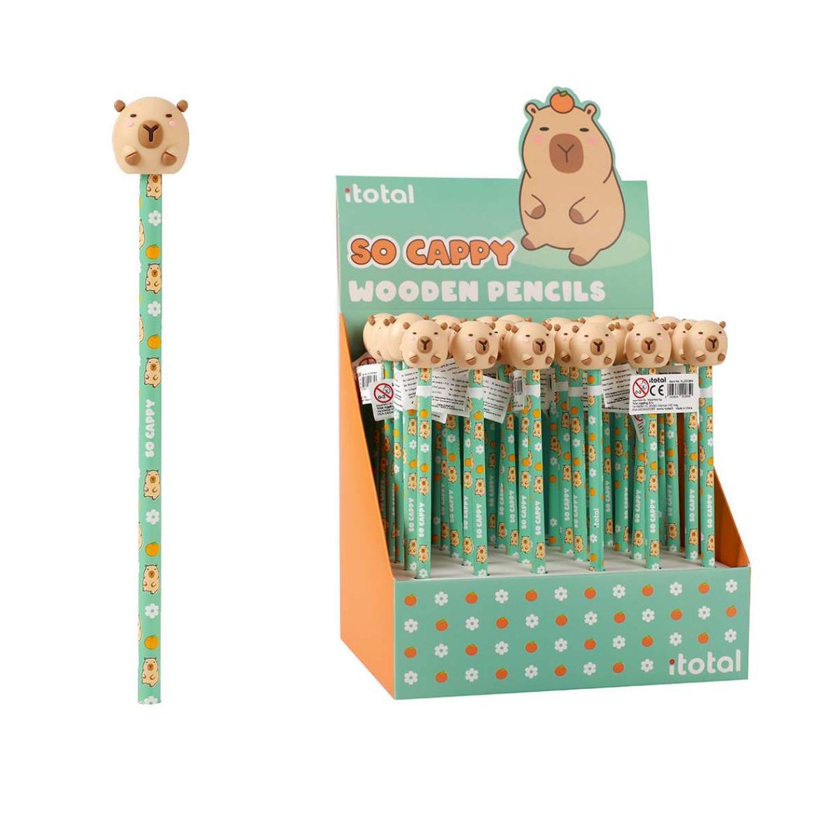 Matita con topper 3d capybara