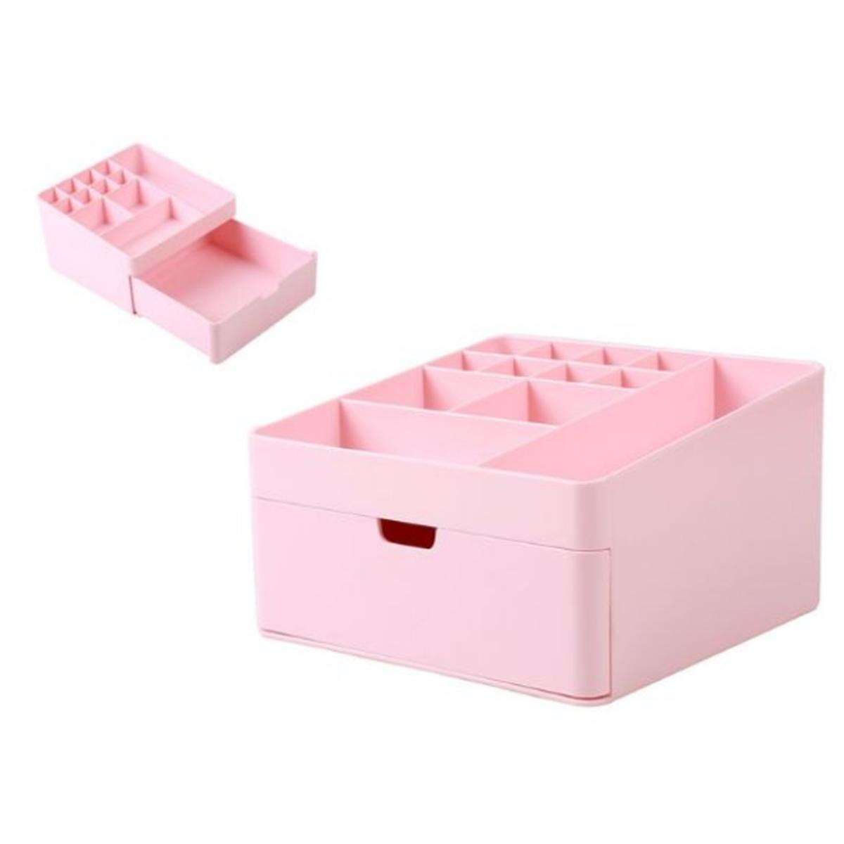 Organizer quadrato per trucchi con cassetto