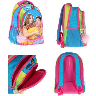 Zaino ovetto con pom pom ninna e matti