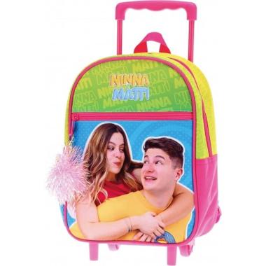 Trolley asilo con pom pom ninna e matti