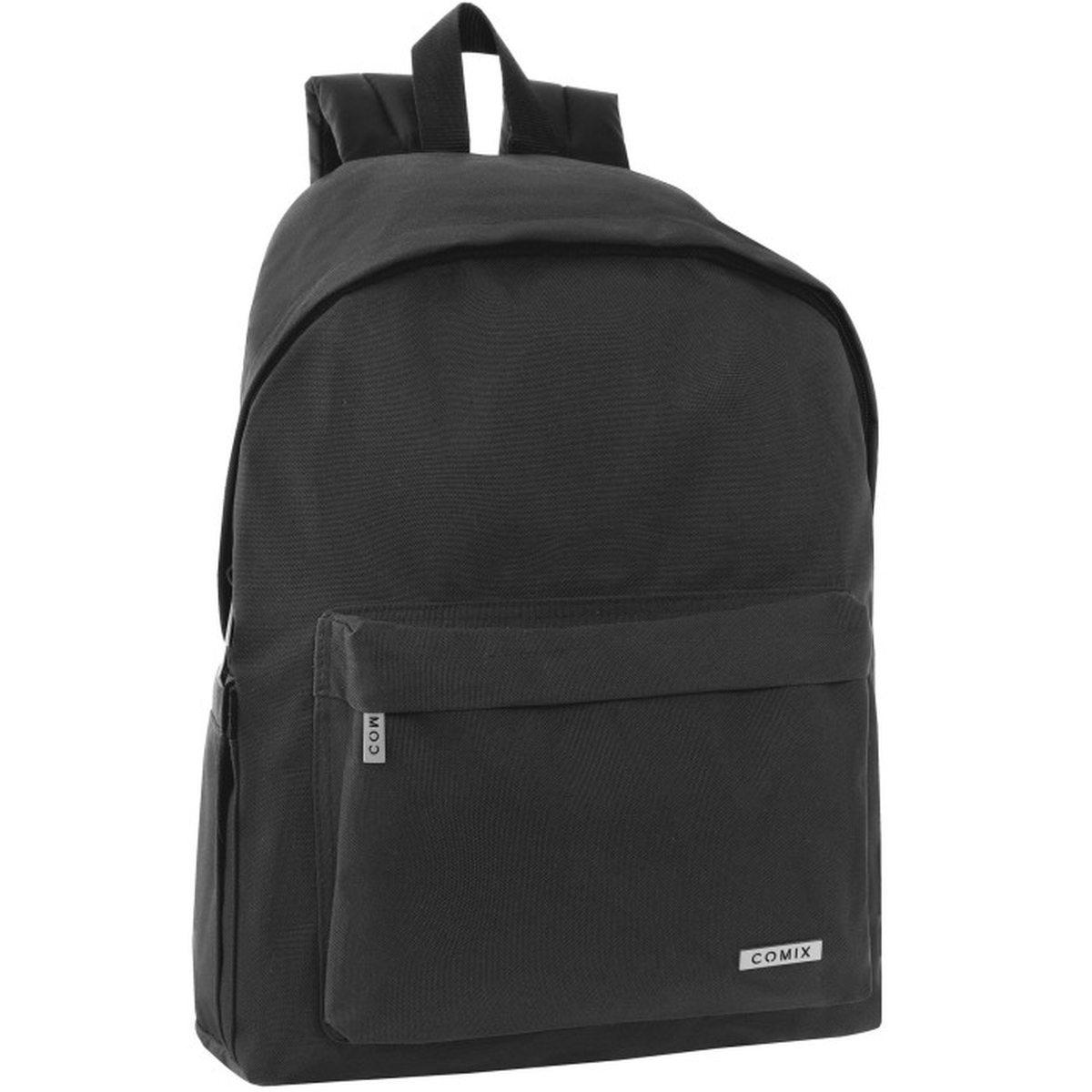 Zaino americano monocolore nero comix