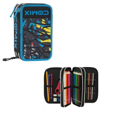 Astuccio 3 zip wbs graffiti comix