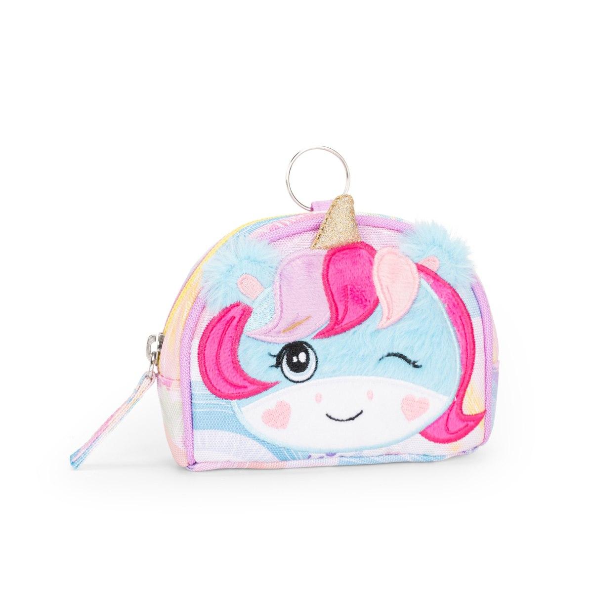 Portamonete mofumofu unicorno