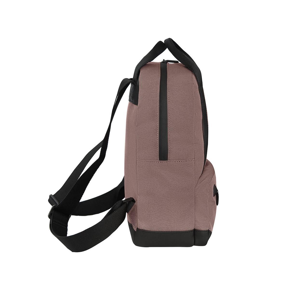 Tote backpack comix campus woman mauve pink