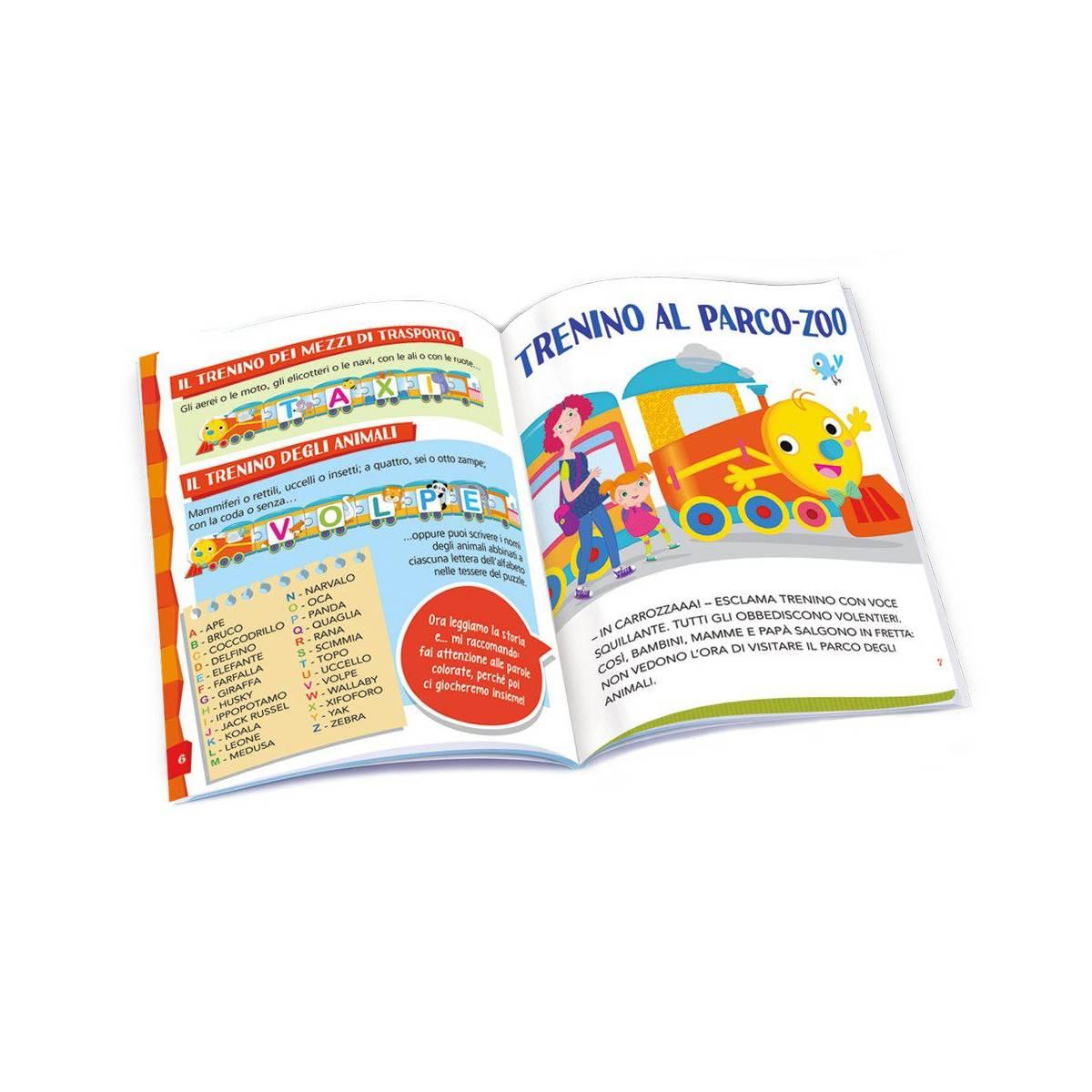 Il trenino dell'alfabeto montessori