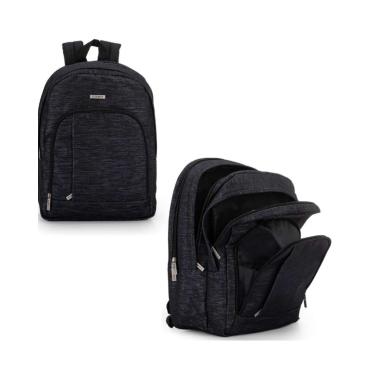 Zaino organizzato lurex nero comix