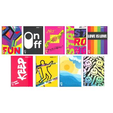 Maxi quaderno a4 tinta unita trendy 1 rigo