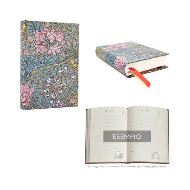 Agenda mini 9,8x14 cm 12 mesi giornaliera 2026 william morris