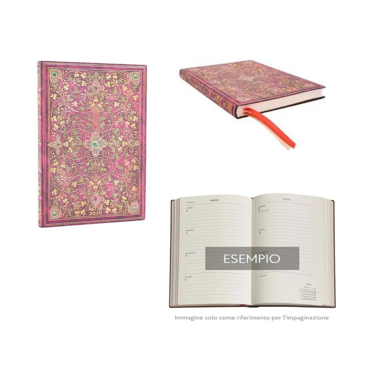 Agenda papwerblanks 2026 diamond jubilee 12 mesi flex midi orizzontale