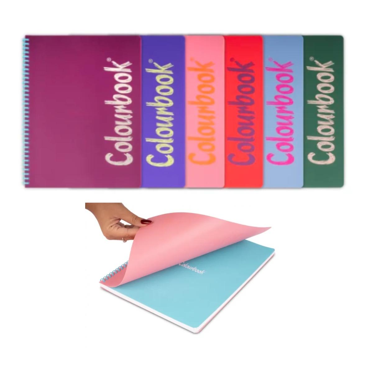 Quaderno max a4 a spirale soft colourbook 1 rigo