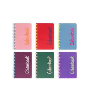 Quaderno a6 spiralato soft 1 rigo colourbook