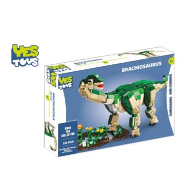 YES TOYS BRANCHIOSAURUS 550 PEZZI <br />