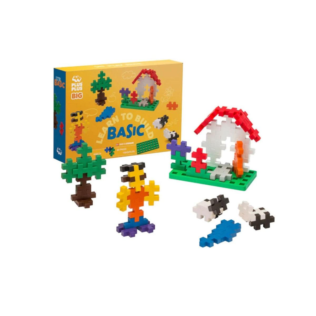 Plus plus learn to build big basic 60 pezzi