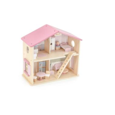 Casa delle bambole legno 2 piani