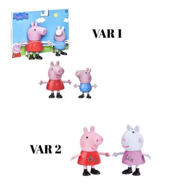 Peppa pig coppia personaggi articolati